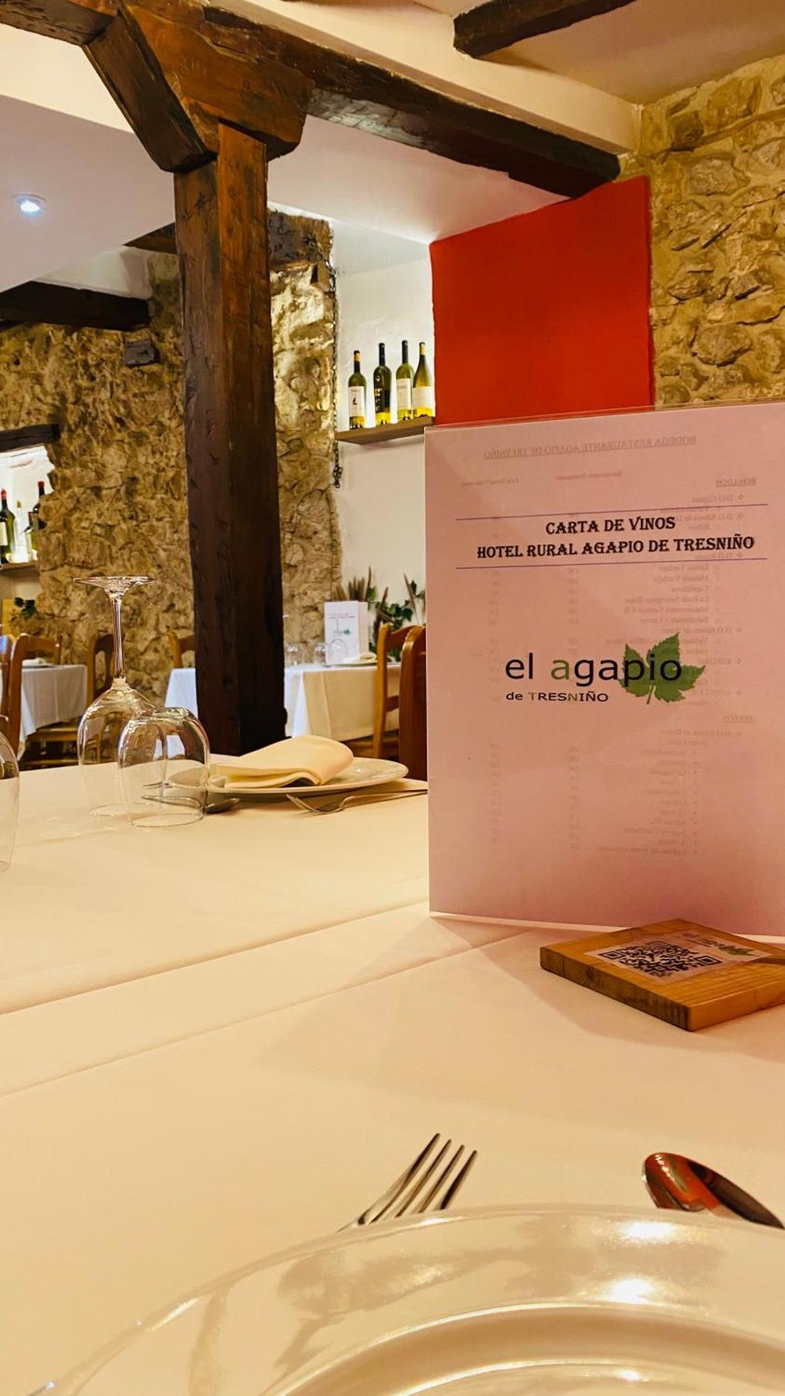 Hotel Restaurante Agapio De Tresnino Quintanilla de Onésimo Buitenkant foto